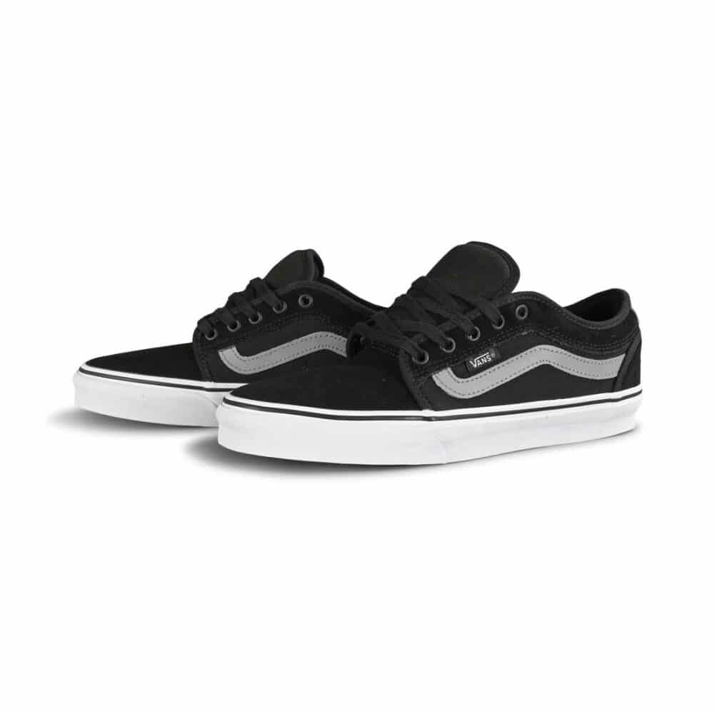 Vans Chukka Low Sidestripe Skate Shoes - Black