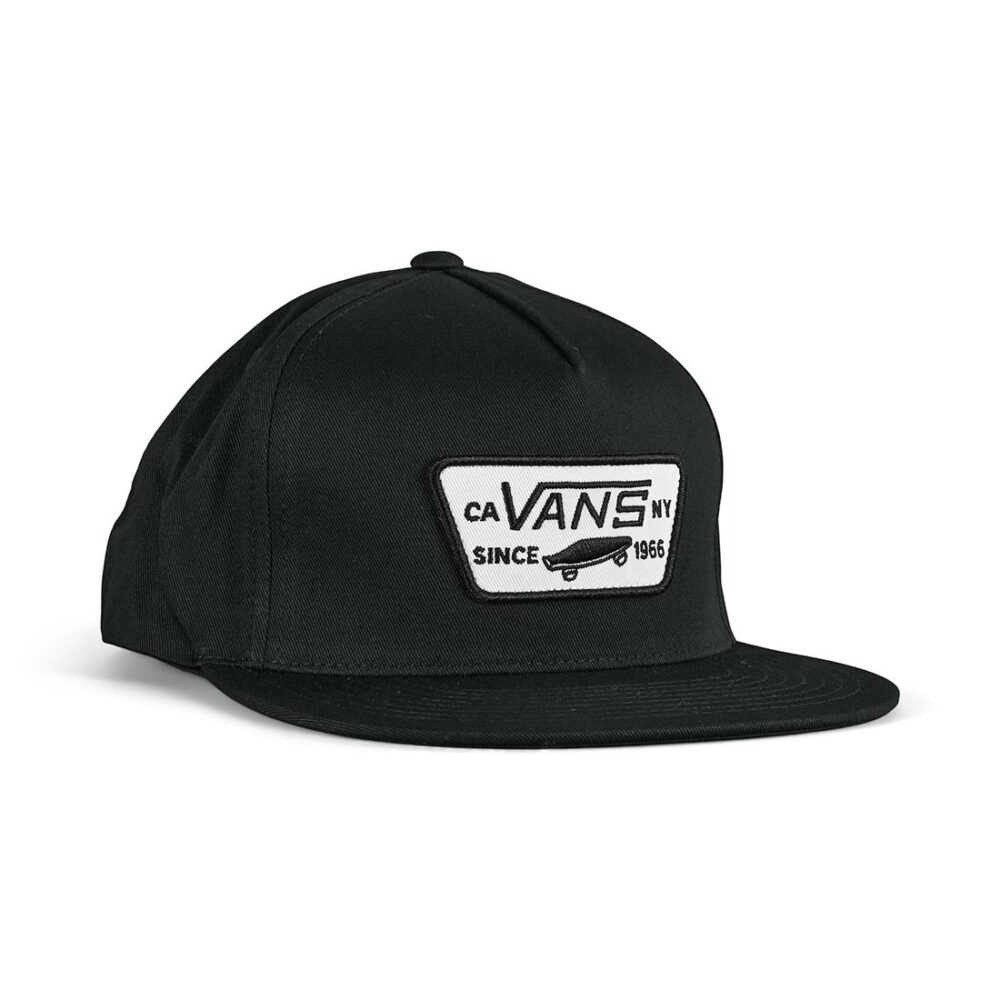 Vans Full Patch Snapback Hat - Black