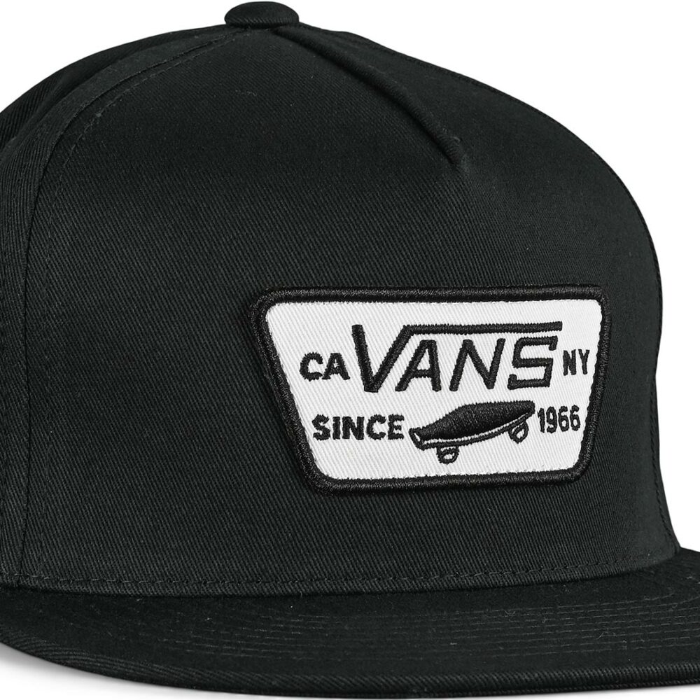 Vans Full Patch Snapback Hat - Black