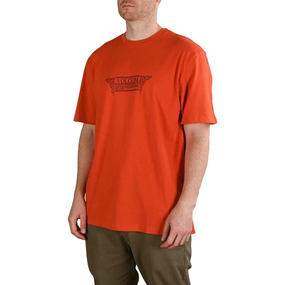 Volcom Bone Section BSC S/S T-Shirt - Burnt Ochre