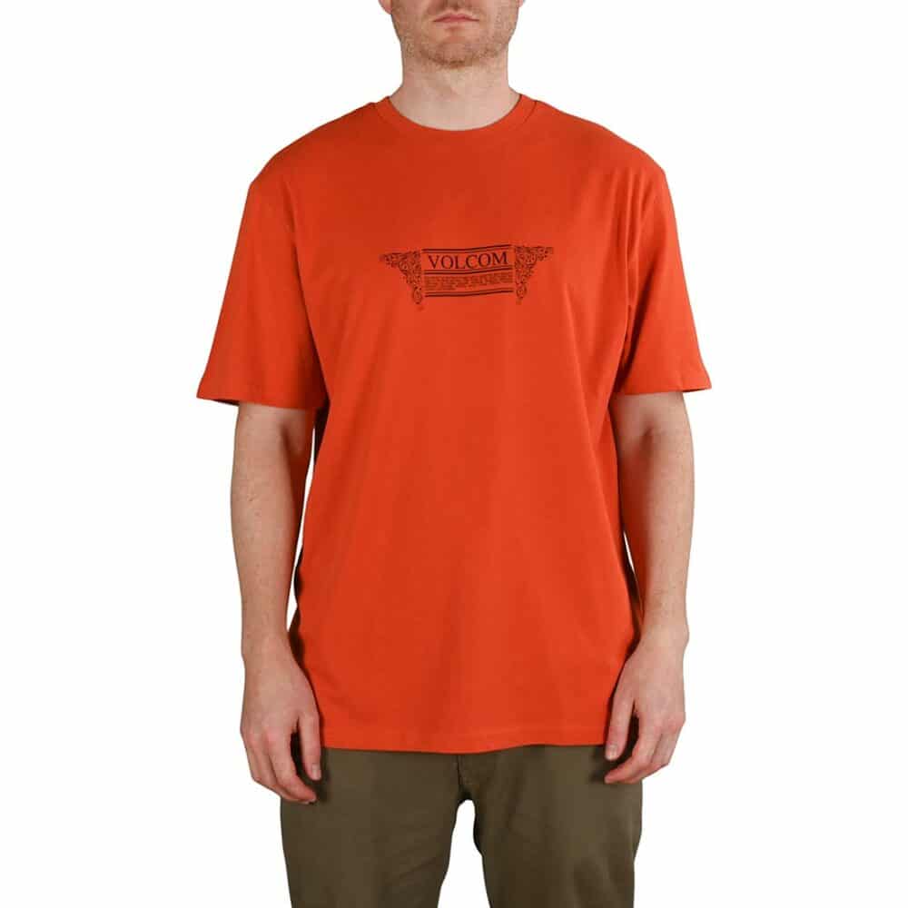 Volcom Bone Section BSC S/S T-Shirt - Burnt Ochre