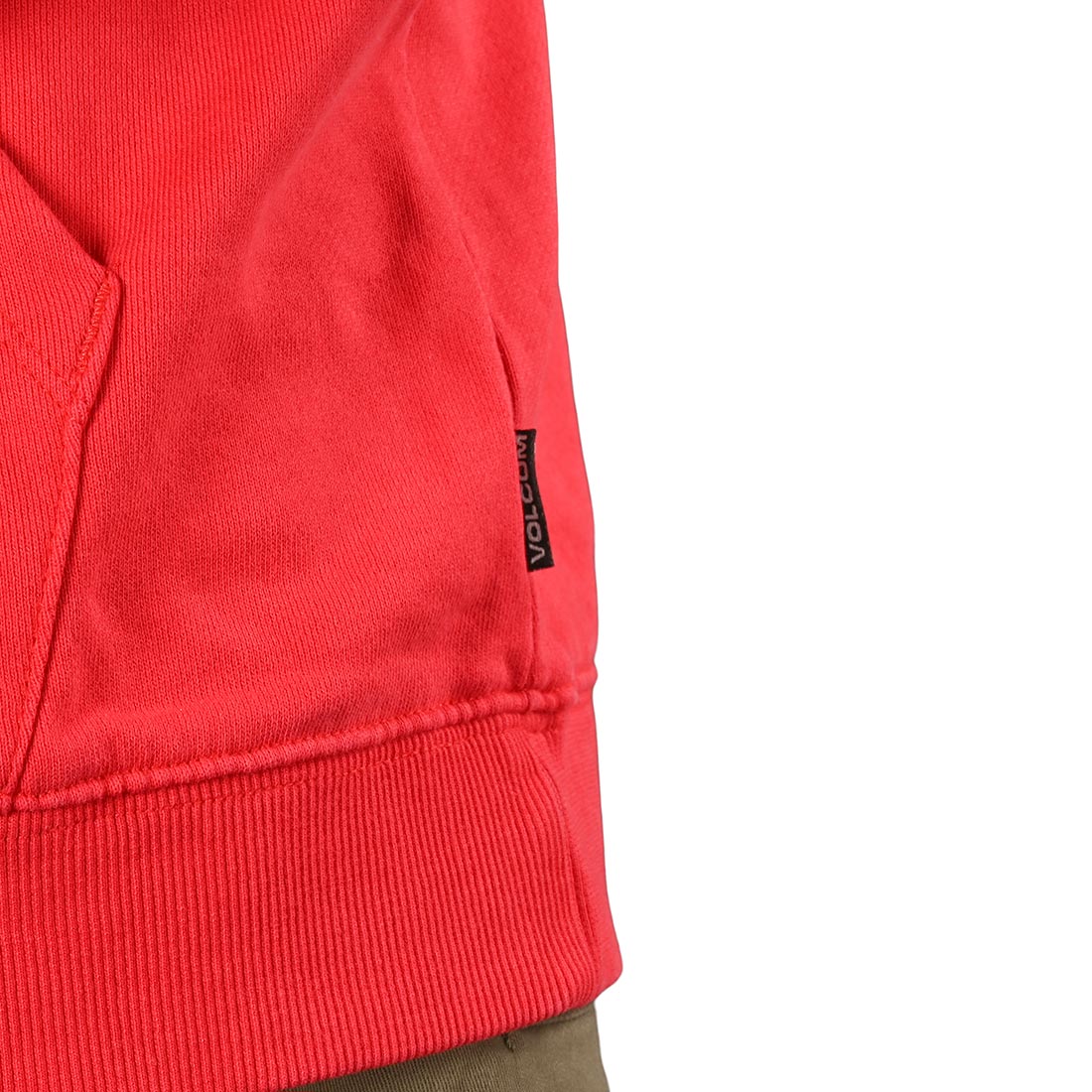Volcom Freeleven Zip Hoodie Carmine Red Supereight