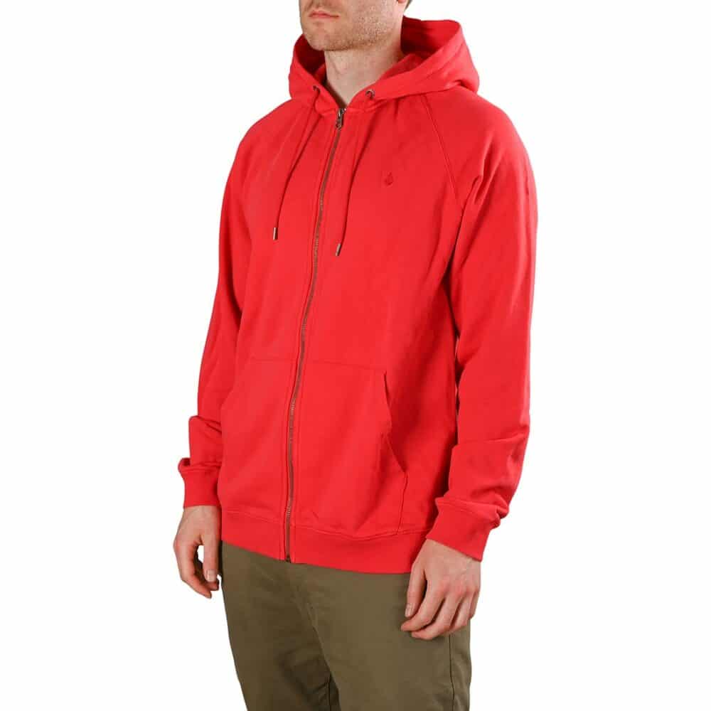 Volcom Freeleven Zip Hoodie - Carmine Red