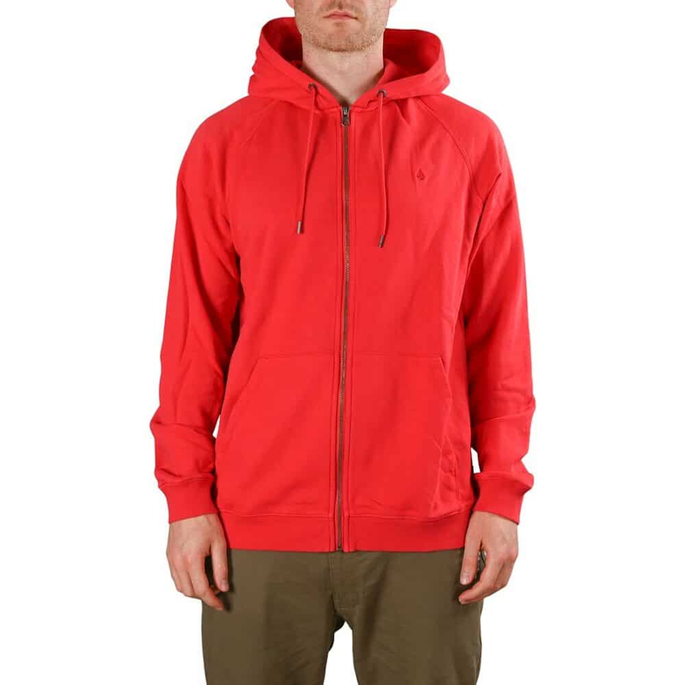 Volcom Freeleven Zip Hoodie - Carmine Red