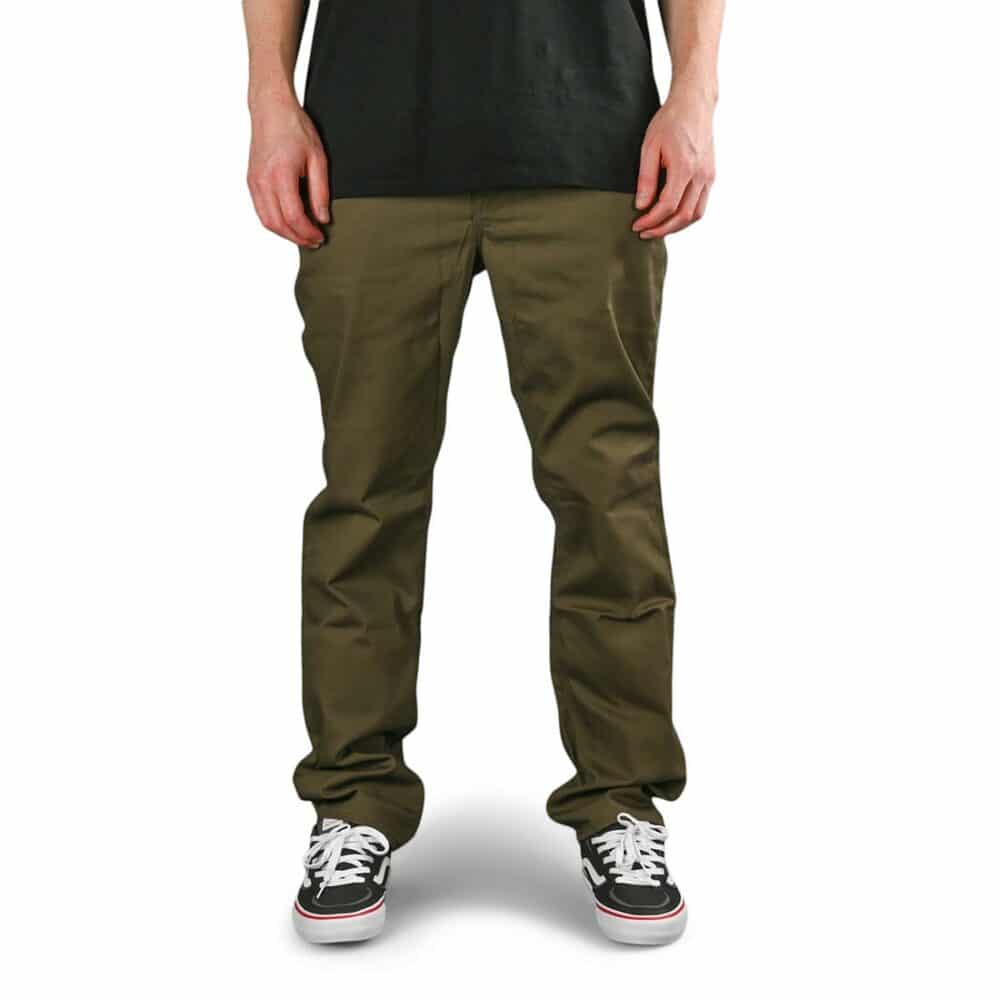 Volcom Solver 5 Pocket Slub Jeans - Tarmac Brown