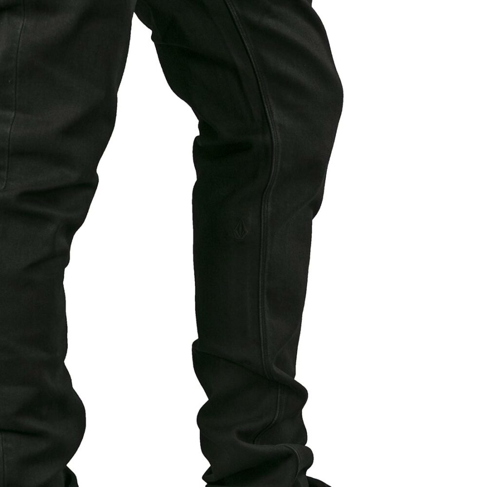 Volcom Solver Tapered Denim Jeans - Blackout