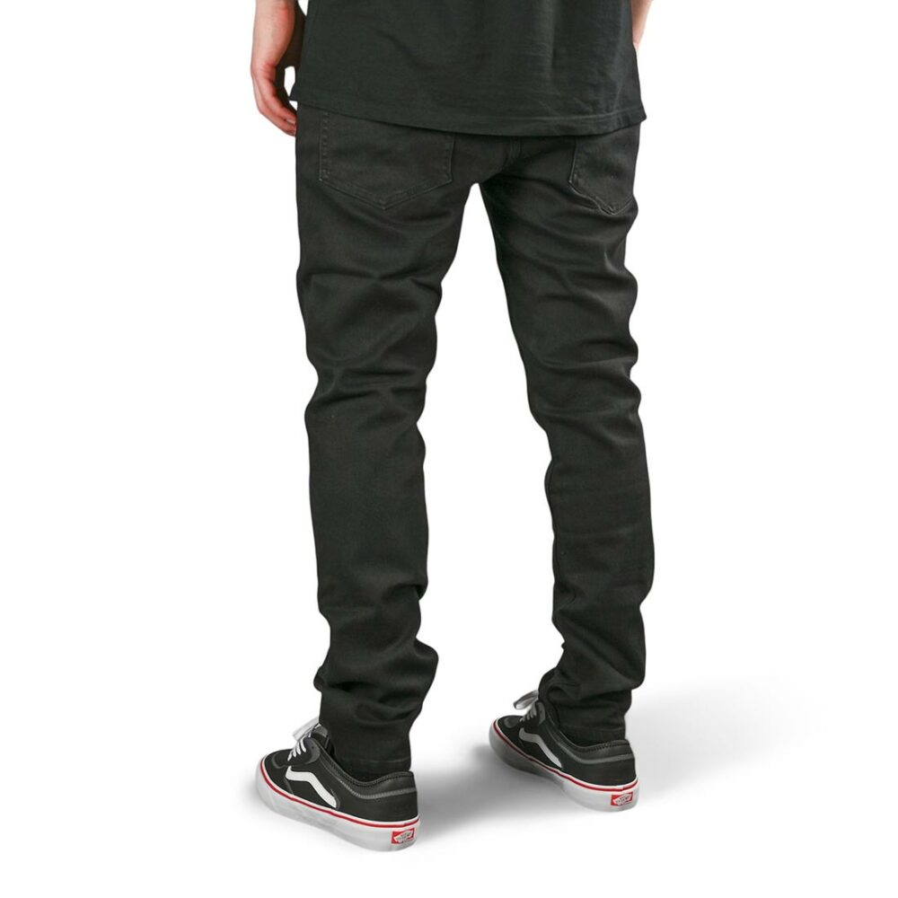 Volcom Solver Tapered Denim Jeans - Blackout