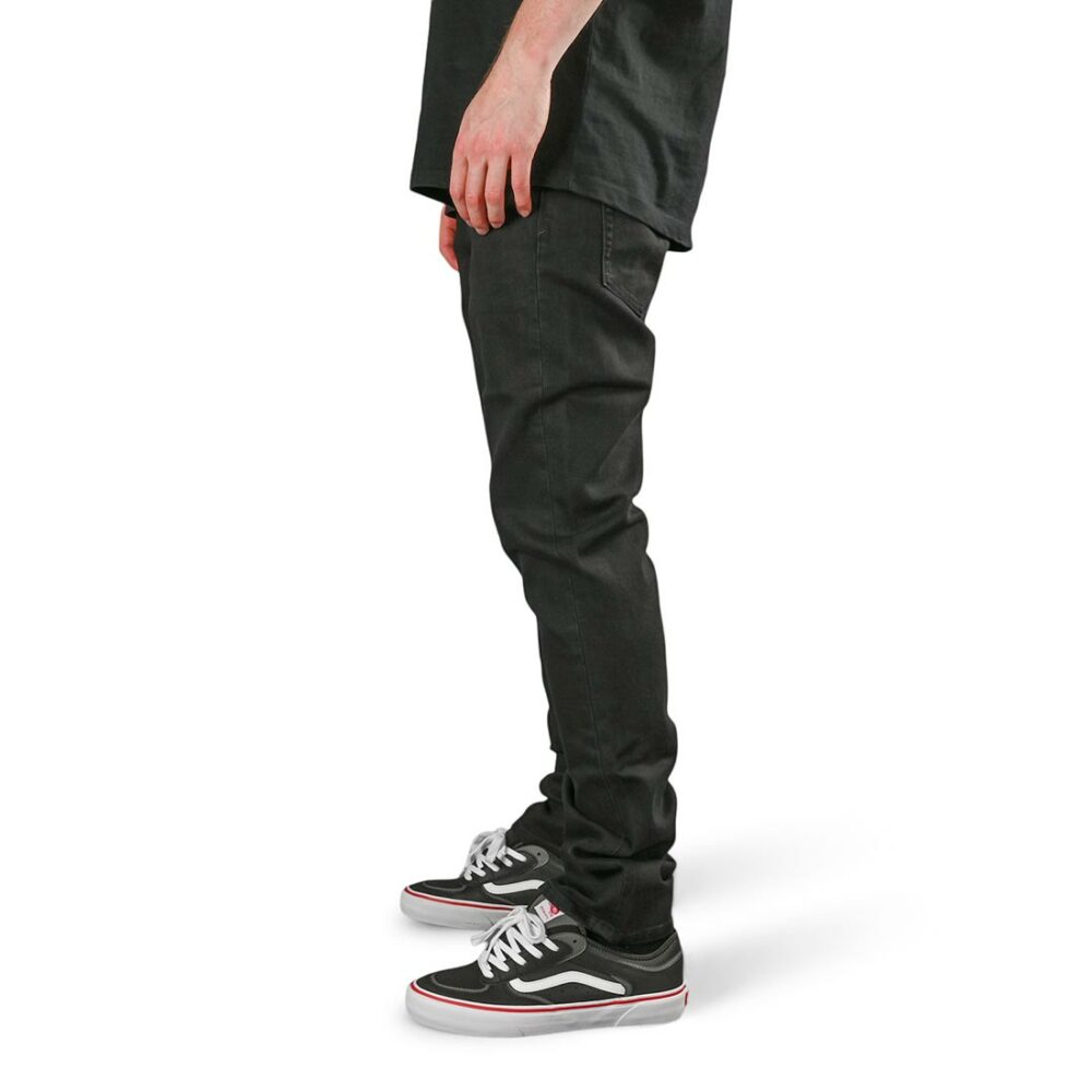 Volcom Solver Tapered Denim Jeans - Blackout