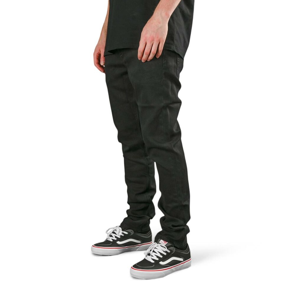 Volcom Solver Tapered Denim Jeans - Blackout