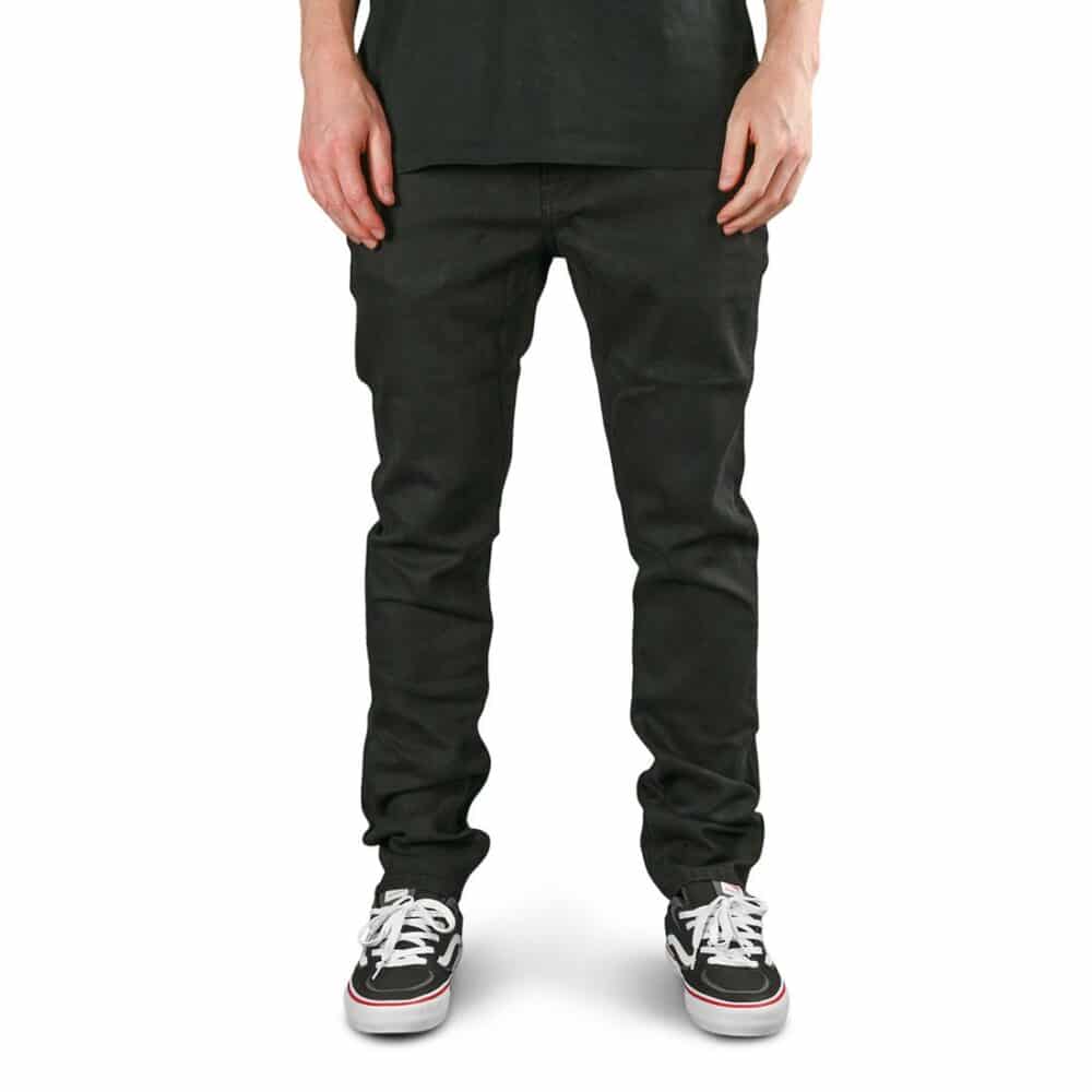 Volcom Solver Tapered Denim Jeans - Blackout