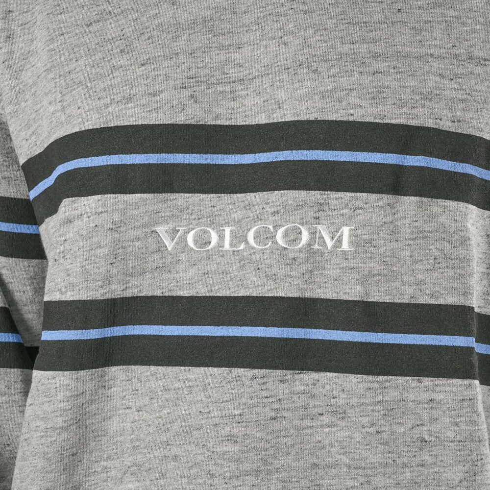 Volcom Zero Division Pullover Crew Sweater - Heather Grey