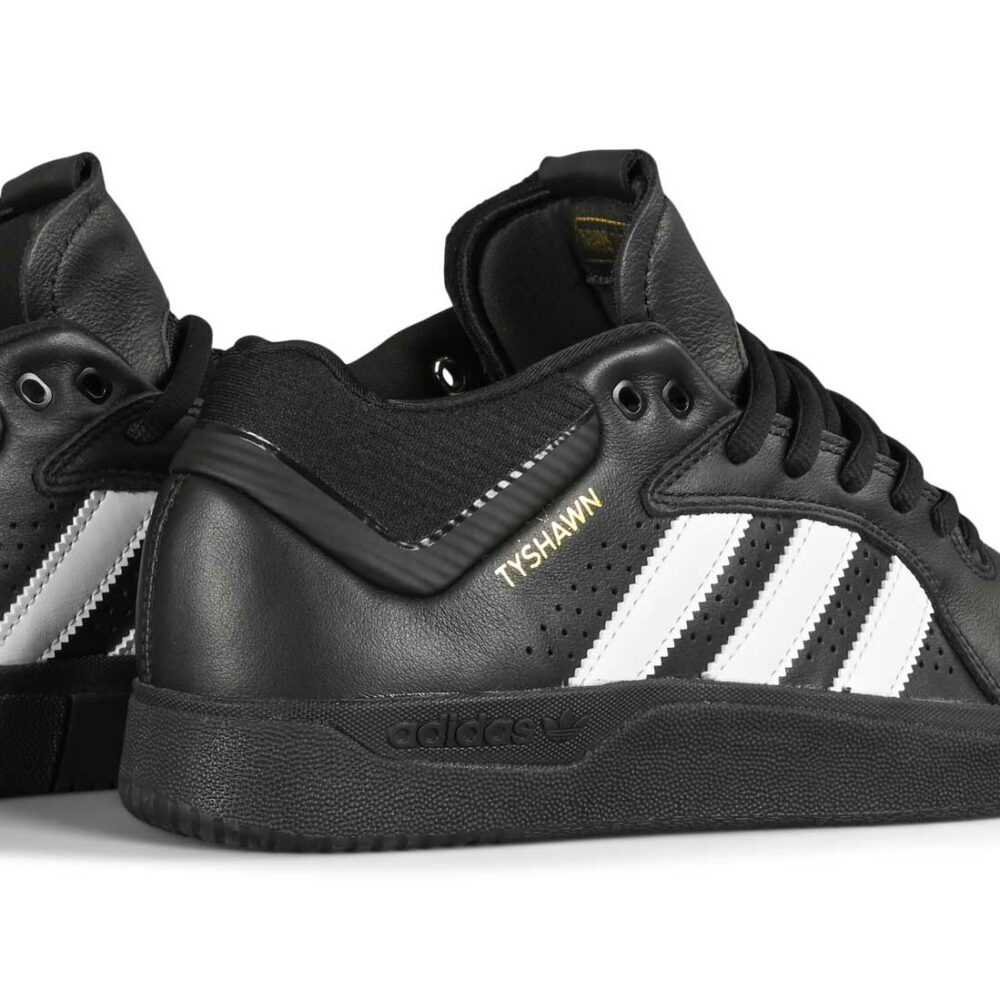 Adidas Tyshawn Skate Shoes - Core Black/White/Core Black