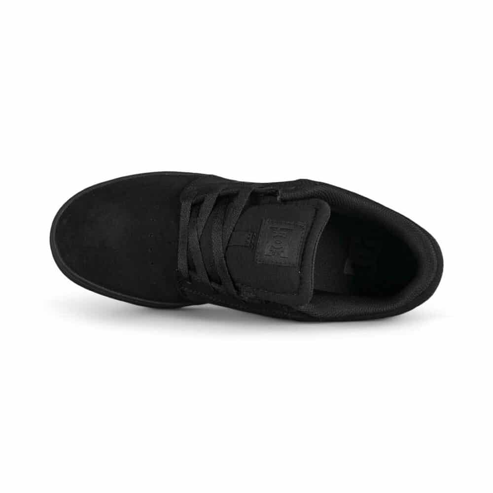 DC Crisis 2 Low Top Skate Shoes - Triple Black