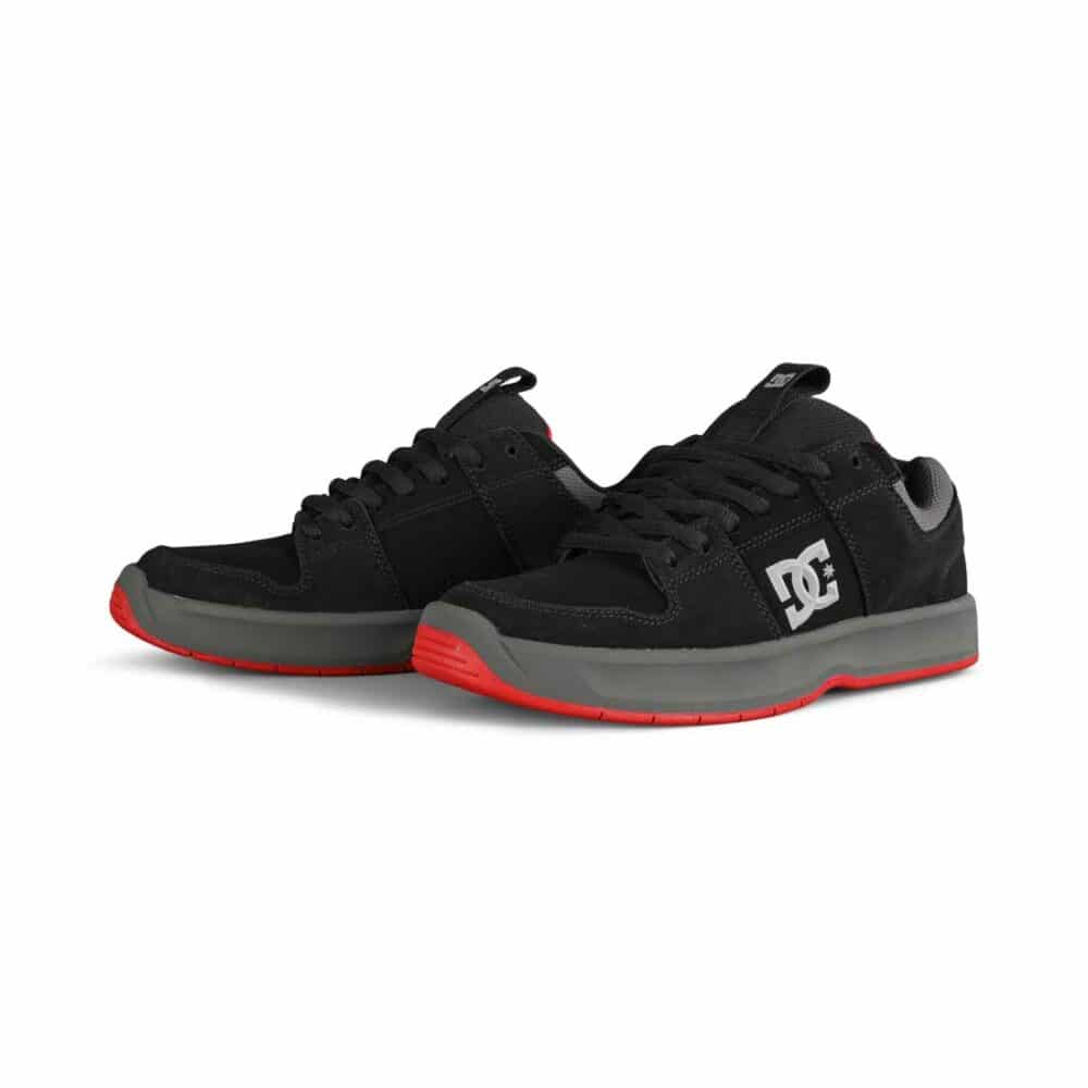 DC Lynx Zero Skate Shoes - Black/Grey/Red