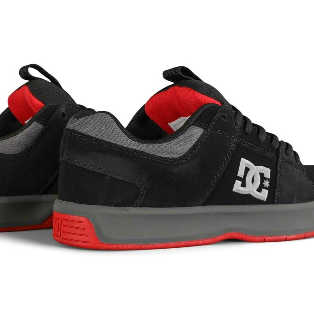 DC Lynx Zero Skate Shoes - Black/Grey/Red