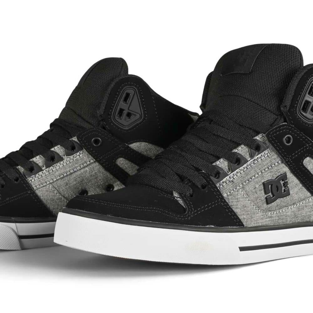 DC Pure High Top WC Shoes - Black/Battleship/Armour