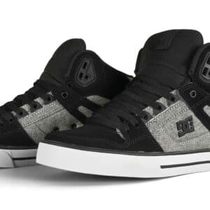 DC Pure High Top WC Skate Shoes - Black/Battleship/Armour