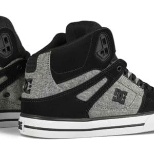 DC Pure High Top WC Skate Shoes - Black/Battleship/Armour