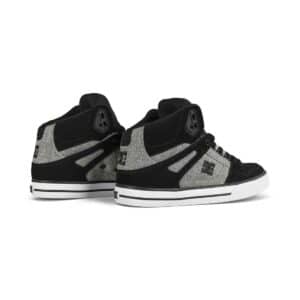 DC Pure High Top WC Skate Shoes - Black/Battleship/Armour