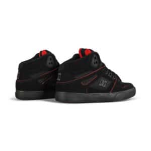 DC Pure High Top WC Skate Shoes - Black/Red/White