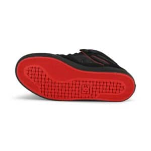 DC Pure High Top WC Skate Shoes - Black/Red/White