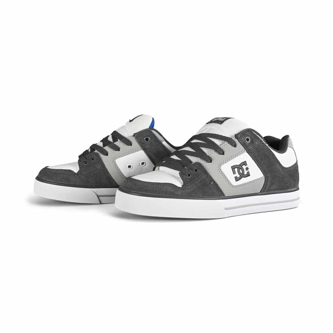 Dc shoes pure grey white blue 2022 scarpe skate new 39 40 41 42 43 44 45 46
