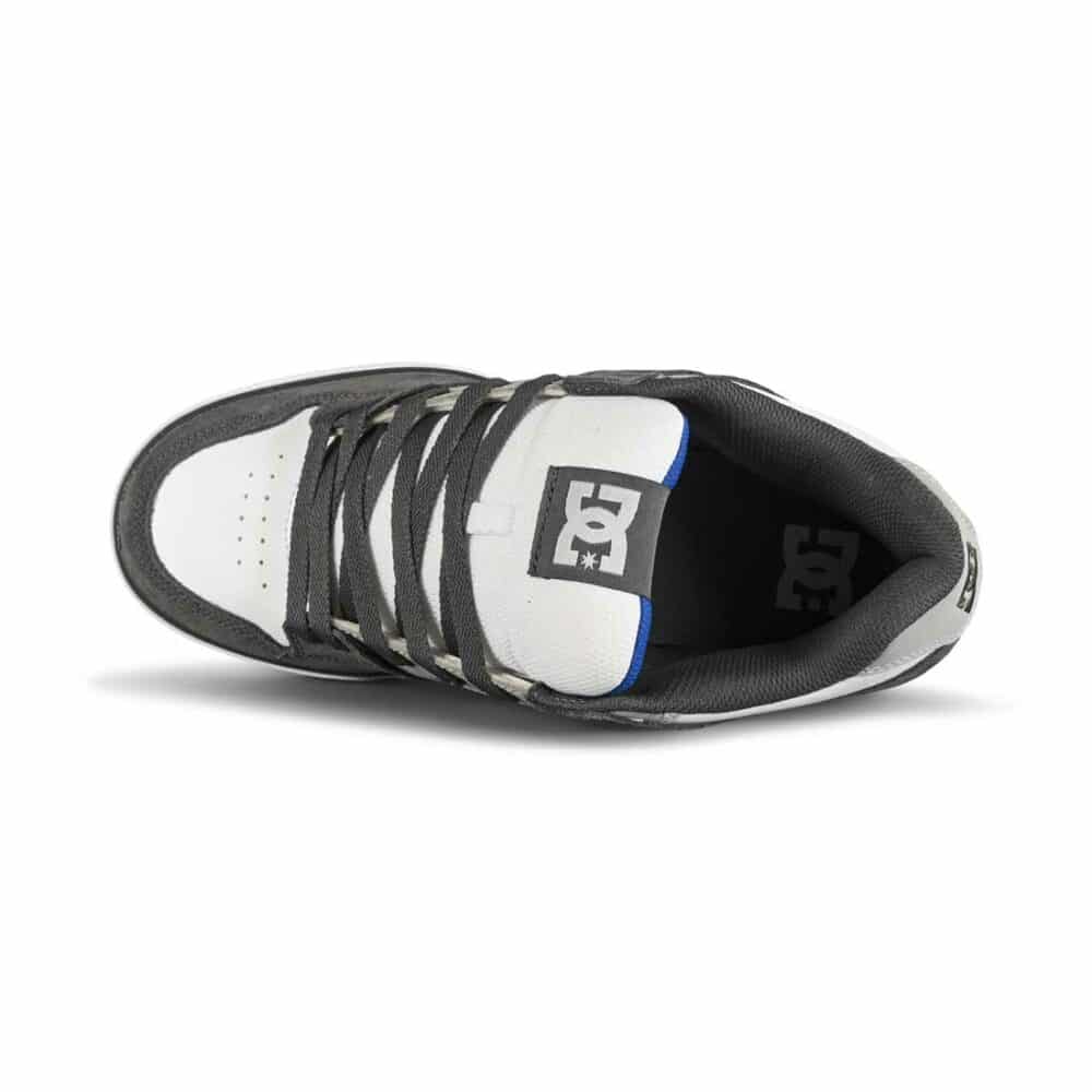 DC Pure Low Top Skate Shoes - Grey/White/Blue