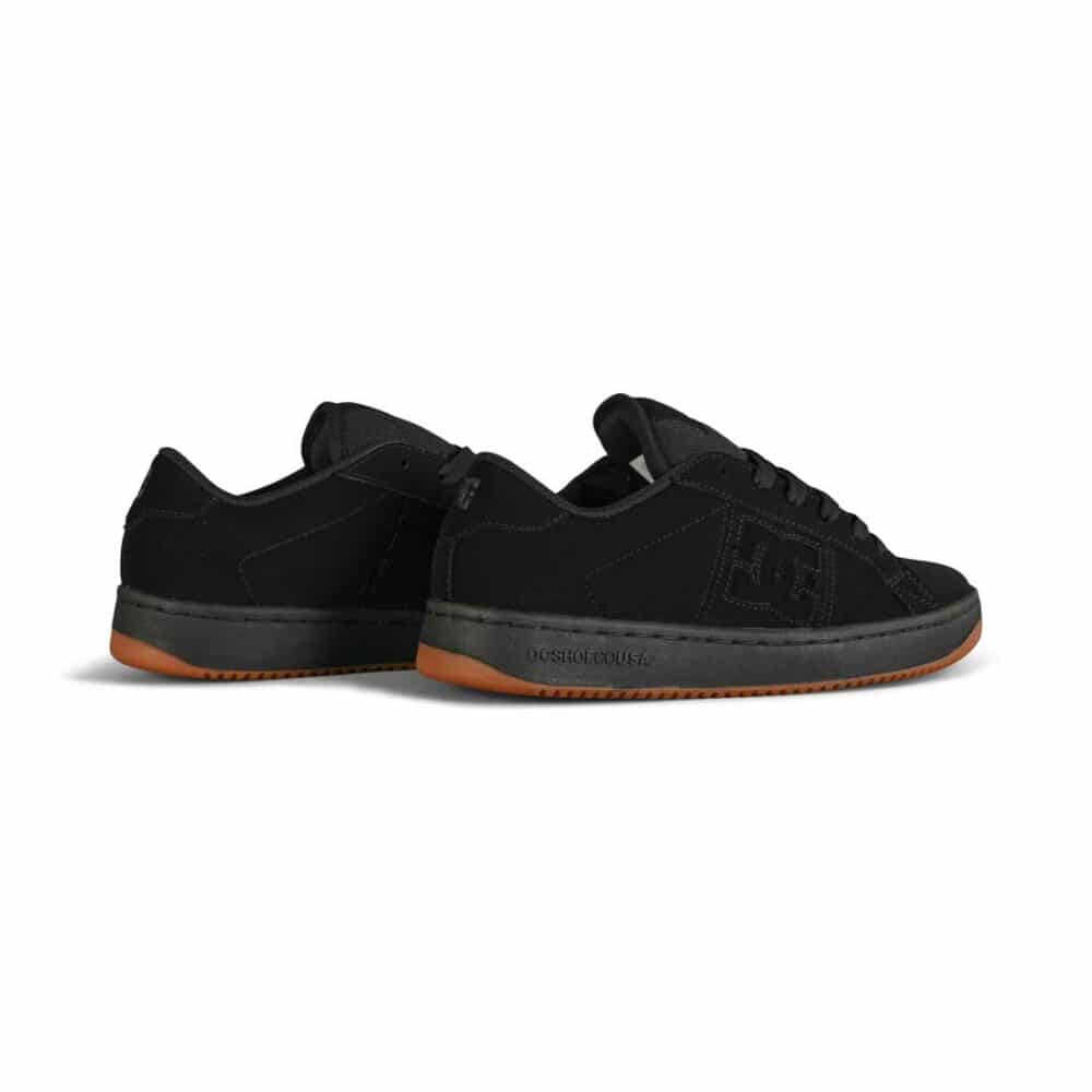 DC Striker Low Top Skate Shoes - Black/Black/Gum