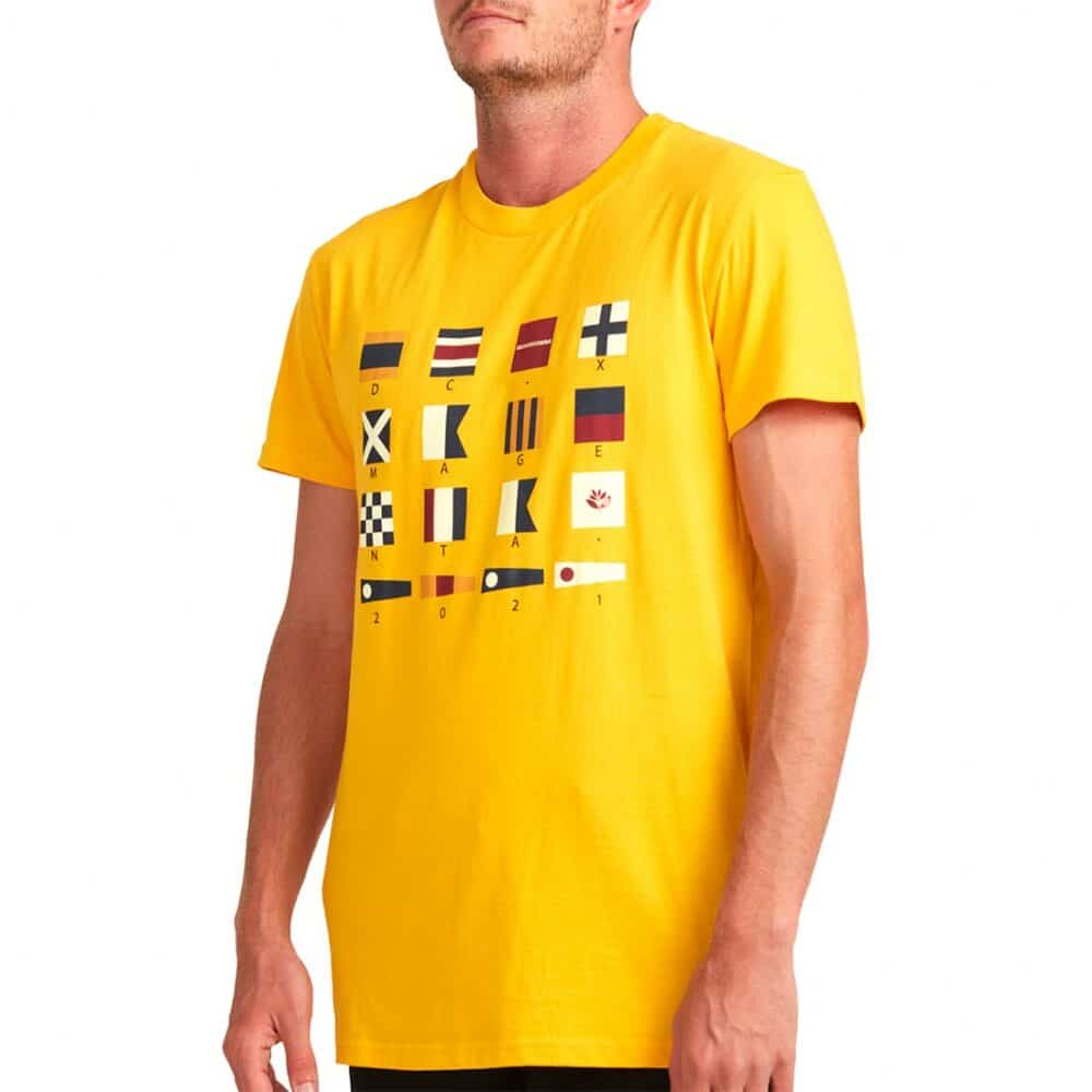 DC x Magenta Flags S/S T-Shirt - Golden Rod