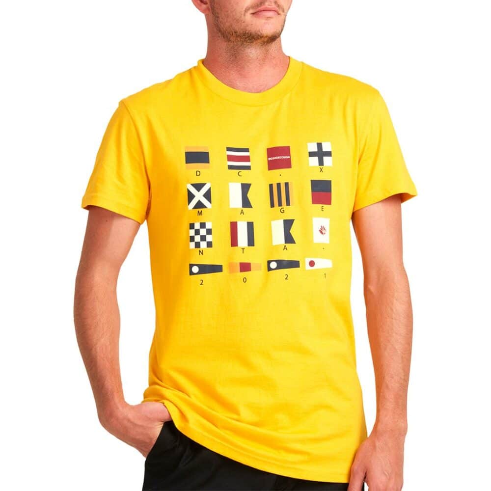 DC x Magenta Flags S/S T-Shirt - Golden Rod