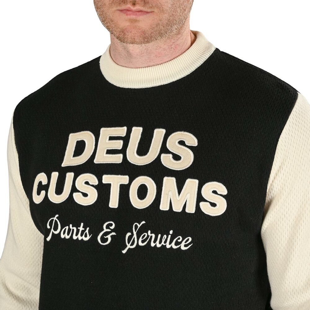 Deus Ex Machina Charleys Moto Knit L/S Jersey - Black