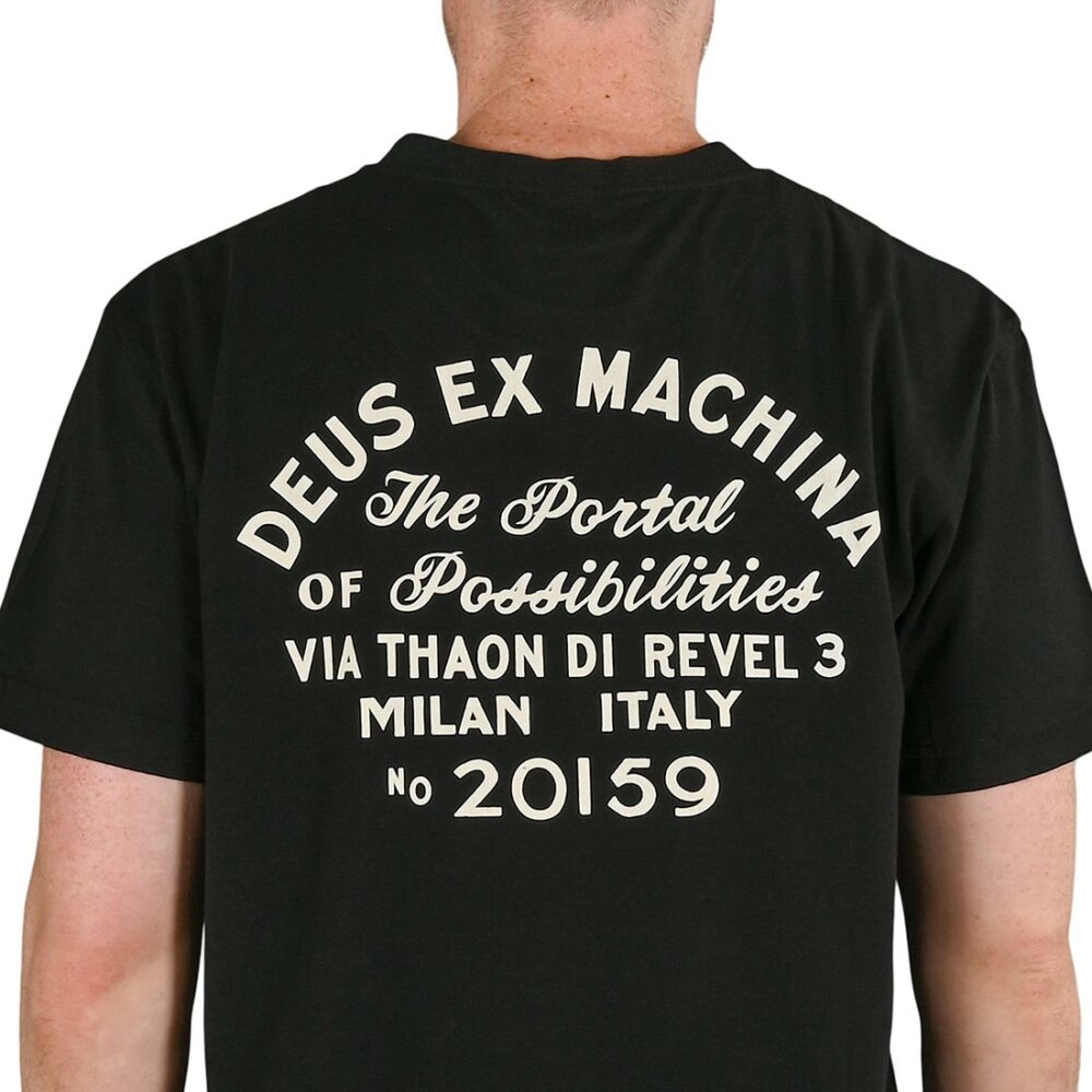 Deus Ex Machina Milan Address S/S T-Shirt - Black