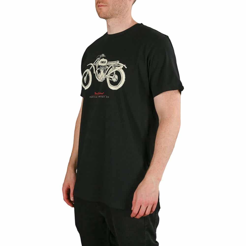 Deus Ex Machina Parilla Wildcat S/S T-Shirt - Black