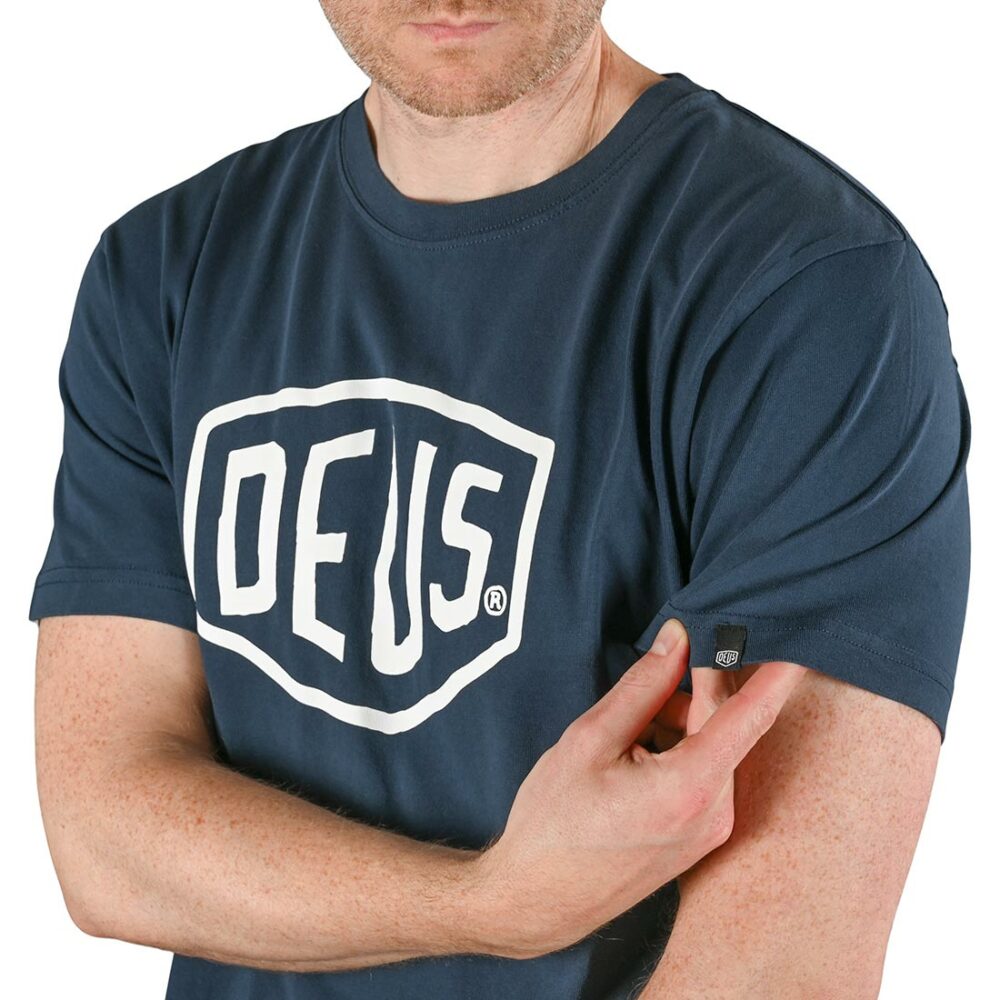 Deus Ex Machina Shield S/S T-Shirt - Navy