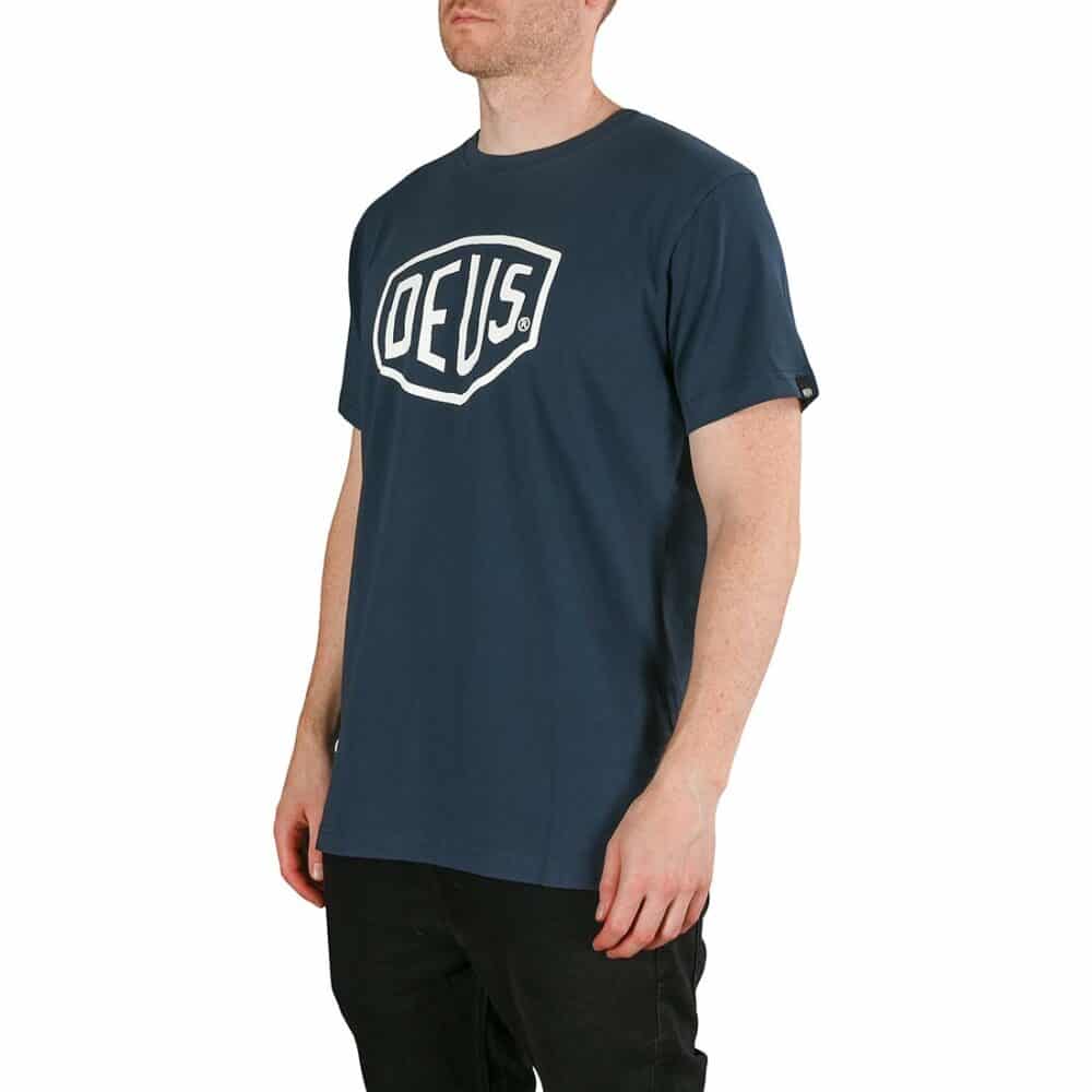 Deus Ex Machina Shield S/S T-Shirt - Navy