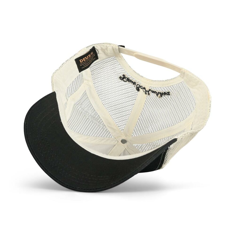 Deus Ex Machina Woven Shield Trucker Cap - Black