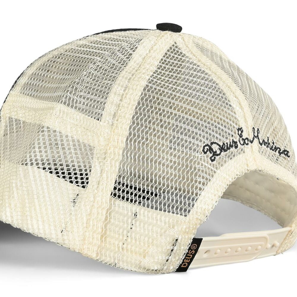 Deus Ex Machina Woven Shield Trucker Cap - Black