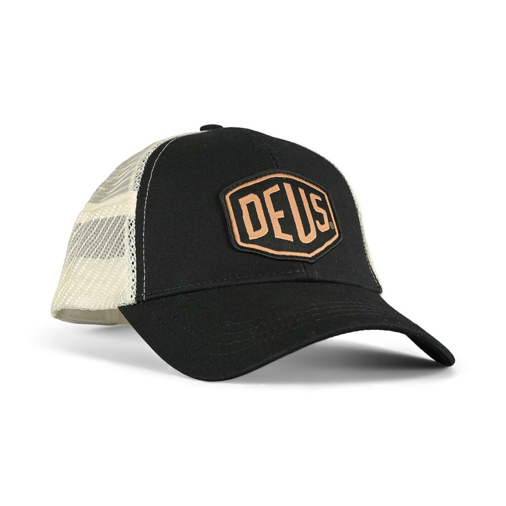 Deus Ex Machina Woven Shield Trucker Cap - Black