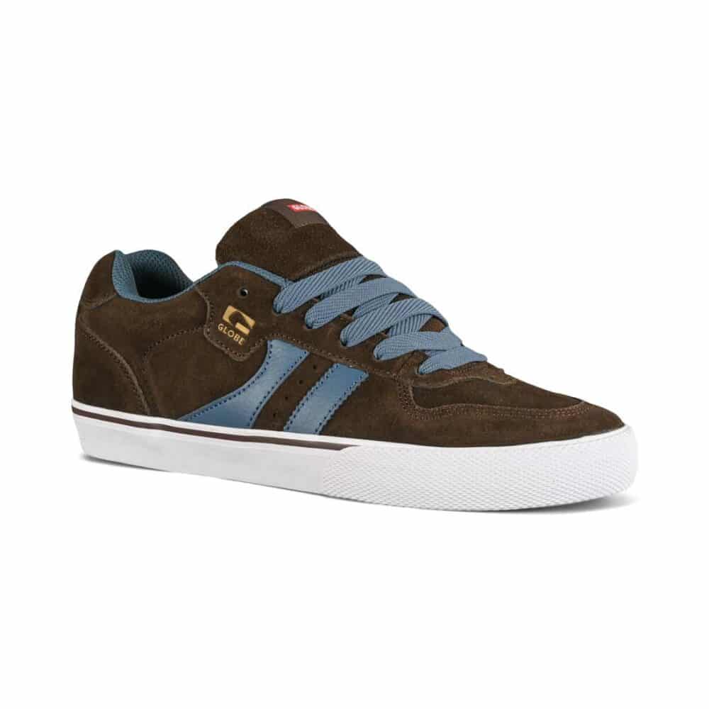 Globe Encore 2 Skate Shoes - Chocolate/Vintage Blue