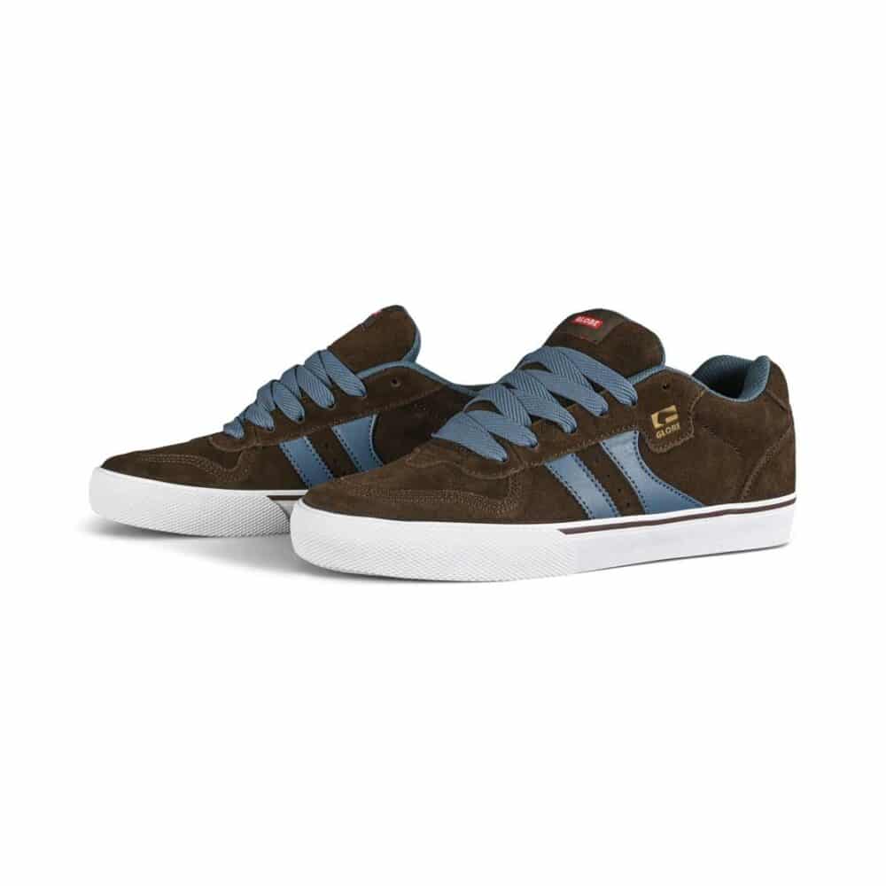 Globe Encore 2 Skate Shoes - Chocolate/Vintage Blue