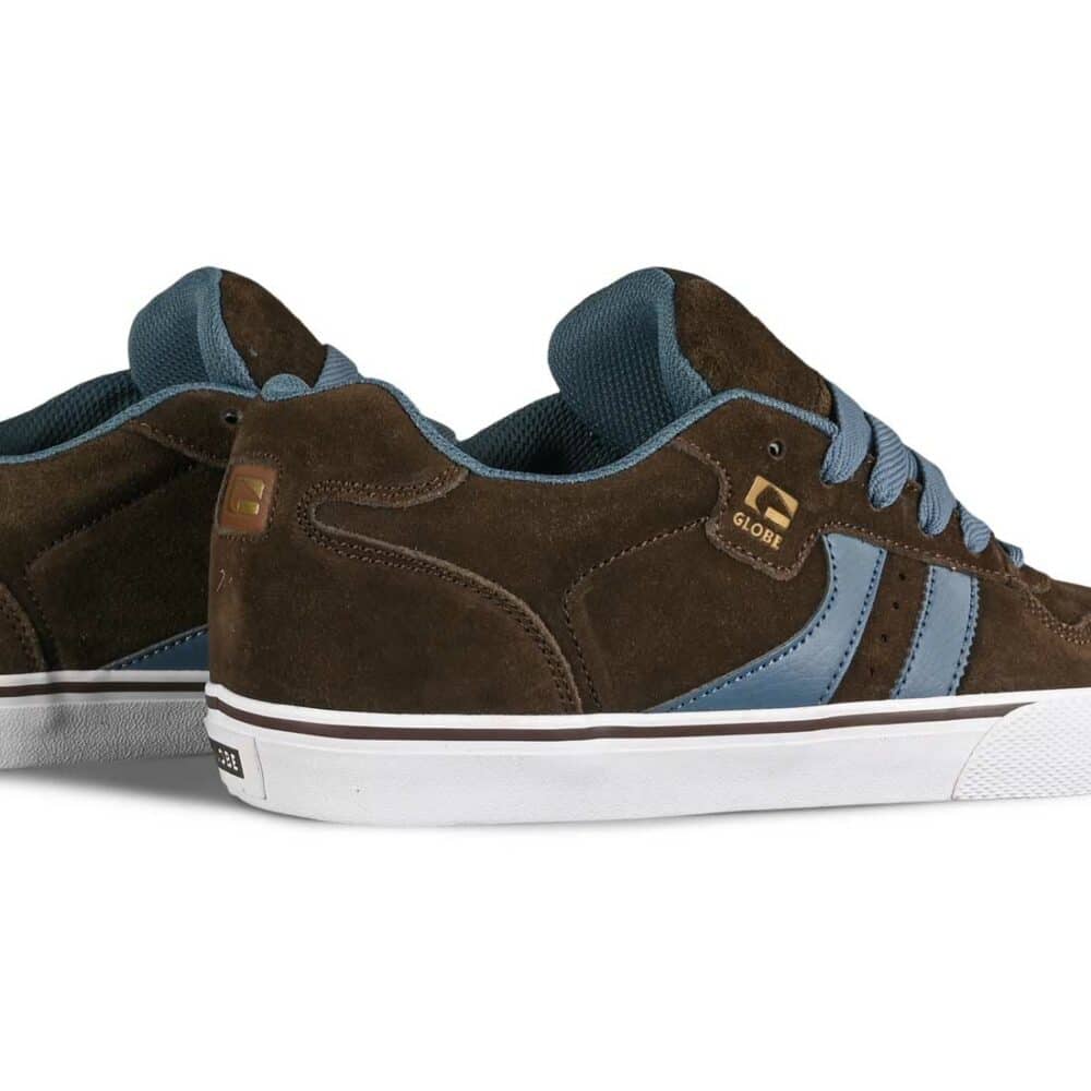 Globe Encore 2 Skate Shoes - Chocolate/Vintage Blue