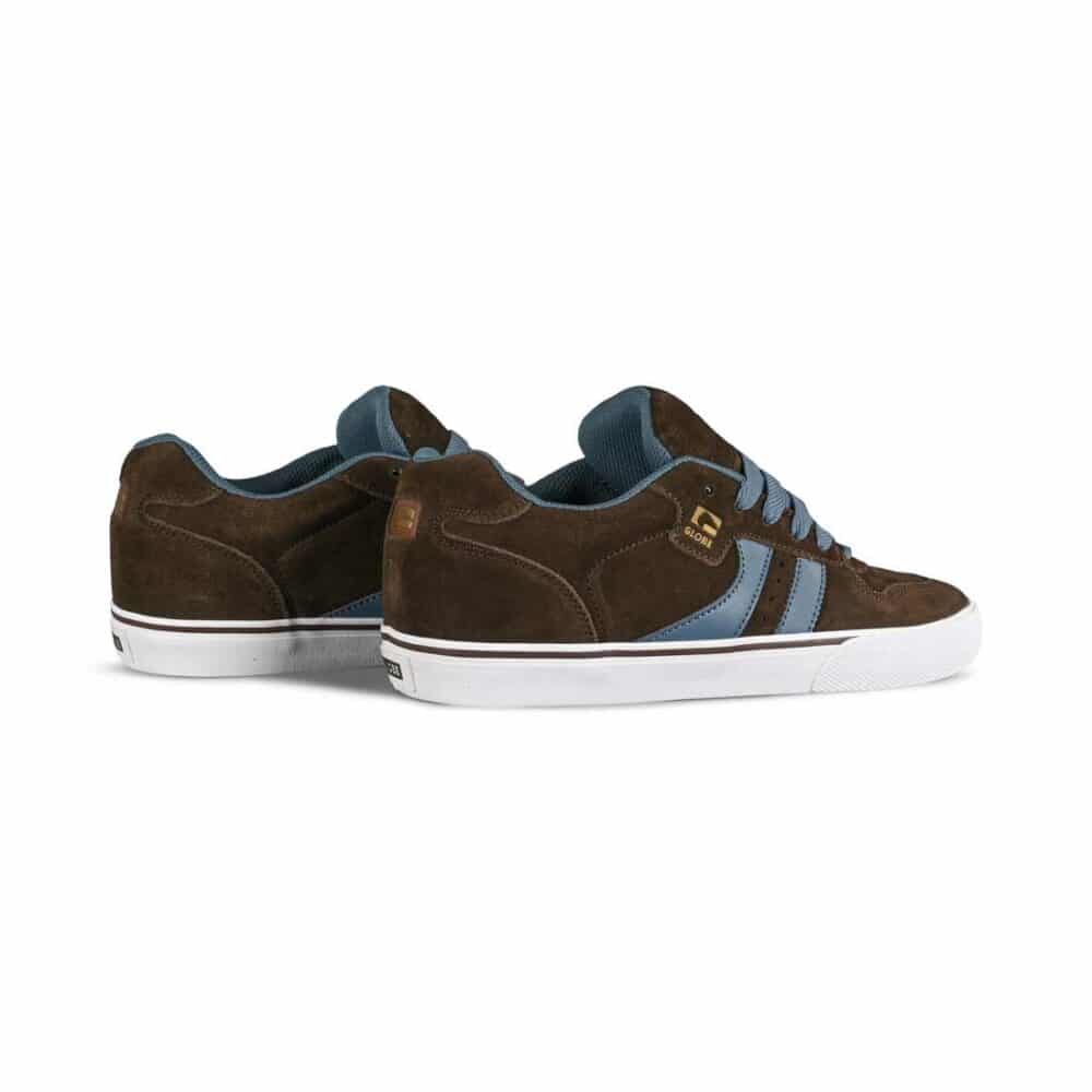 Globe Encore 2 Skate Shoes - Chocolate/Vintage Blue