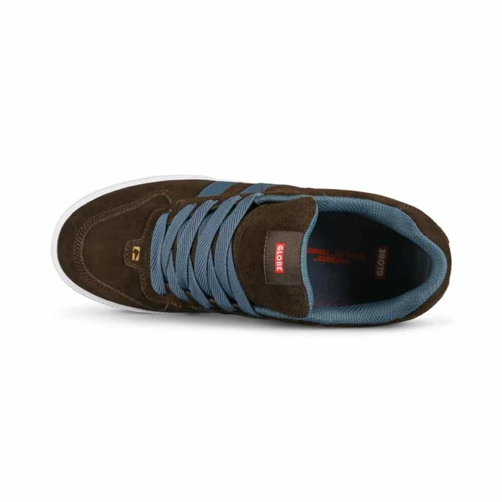 Globe Encore 2 Skate Shoes - Chocolate/Vintage Blue