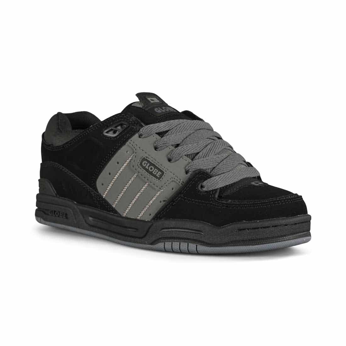 Globe Fusion Skate Shoes Black Charcoal Split Supereight