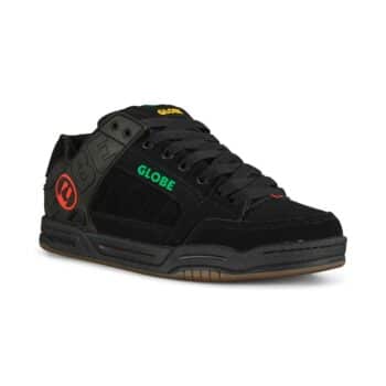 Globe Tilt Skate Shoes - Black Nubuck/Rasta