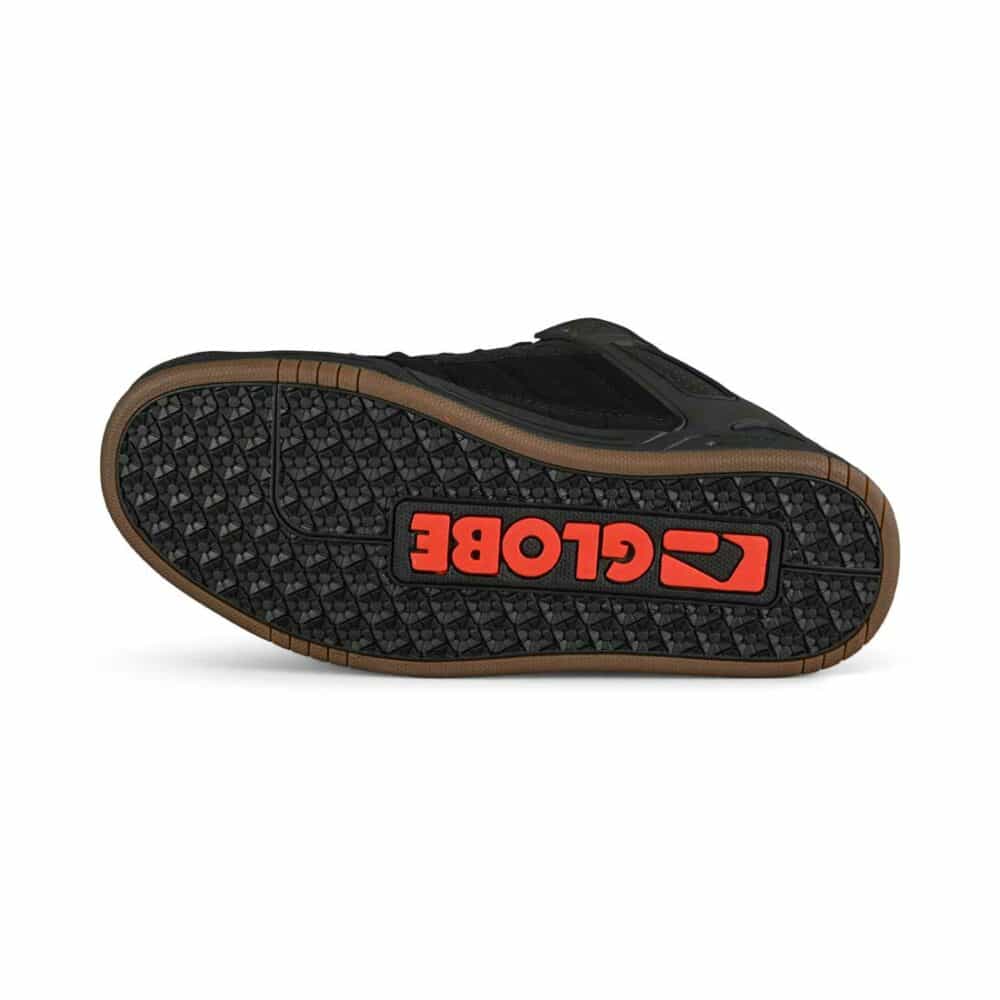 Globe Tilt Skate Shoes - Black Nubuck/Rasta