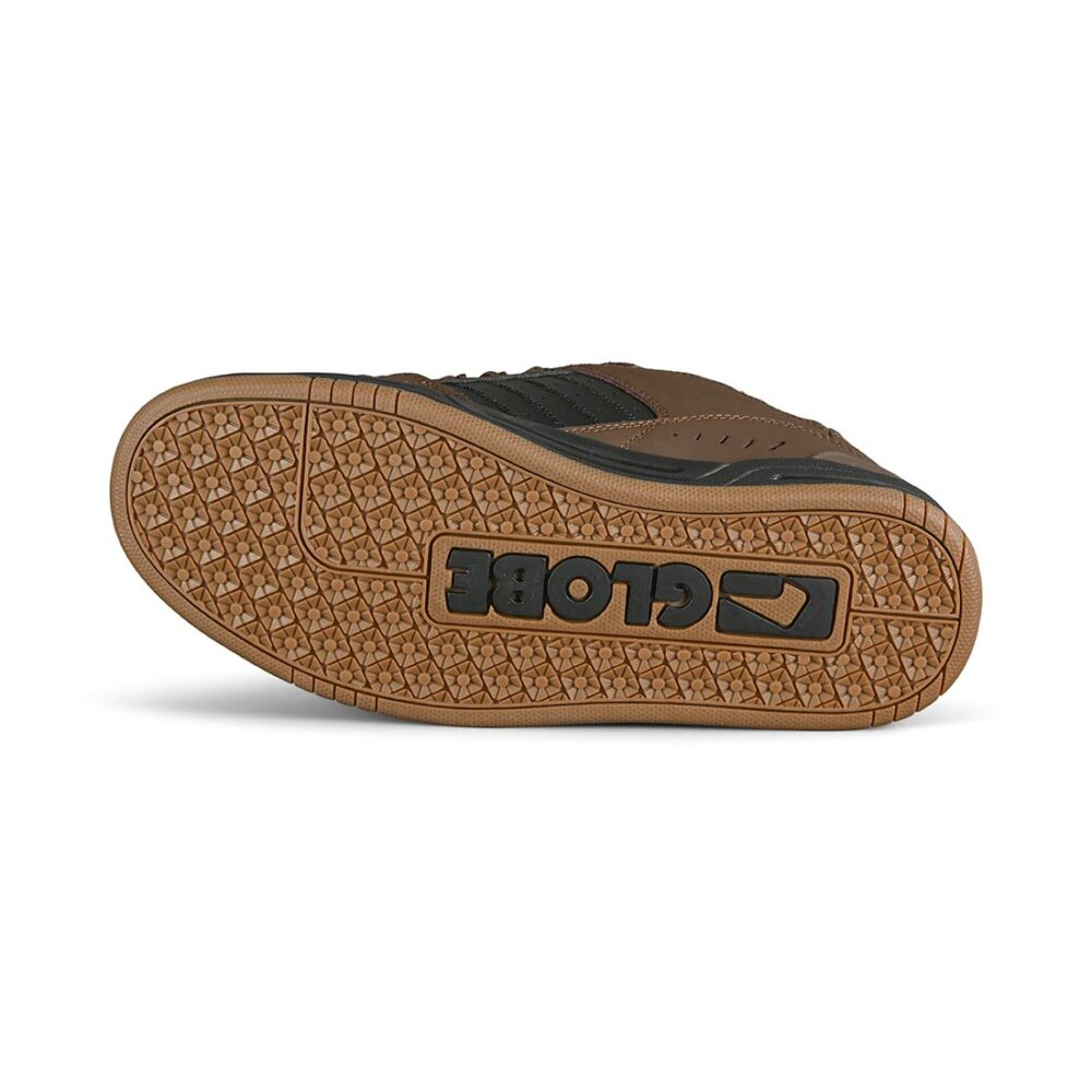 Globe Fusion Skate Shoes - Black/Brown/Gum