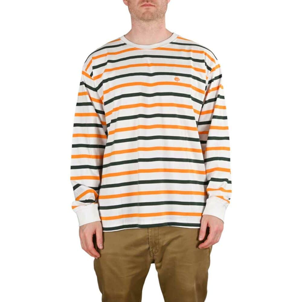 Magenta Stripes L/S T-Shirt - White Tricolour