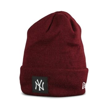 New Era NY Yankees Cuff Beanie - Maroon