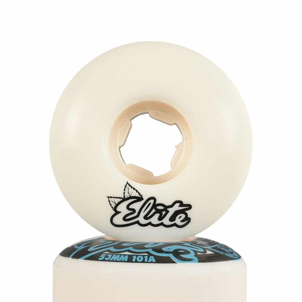 OJ Elite EZ Edge 101a 53mm Skateboard Wheels - White